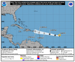 Tropical Storm Dolly speeding toward Caribbean hurricane center says  Orlando Sentinel