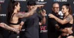 Video Norma Dumont throws condoms money at Ailin Perez during UFC Vegas 121 faceoff  MMA Fighting
