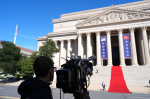 The White House network TV pool resumes operations after a dayslong ban of news outlets from grounds  AP News
