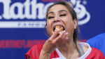 Defending champion Miki Sudo wins womens division of Nathans annual hot dog eating contest The Associated Press Defending champion Miki Sudo wins womens division of Nathans annual hot dog eating contest The Associated Press