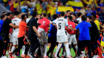 Brawl breaks out between players and fans after ColombiaUruguay soccer match  ABC News
