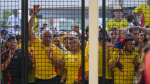Colombias soccer federation president and son among 27 arrested in chaos at Copa America final The Associated Press Colombias soccer federation president and son among 27 arrested in chaos at Copa America final The Associated Press