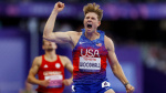 Hunter Woodhall wins Paralympic gold celebrates with Olympic gold medalist wife  USA TODAY Hunter Woodhall wins Paralympic gold celebrates with Olympic gold medalist wife  USA TODAY