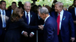 Harris and Trump shake hands at New York 911 remembrance ceremony on 23rd anniversary of attacks  CNN