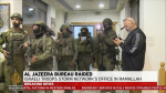 Israel raids and shuts down Al Jazeeras bureau in Ramallah in the West Bank The Associated Press Israel raids and shuts down Al Jazeeras bureau in Ramallah in the West Bank The Associated Press