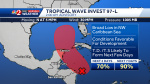 Invest 97L continues to strengthen over Caribbean Sea headed toward Gulf of Mexico NHC says  WESH 2 Orlando