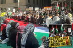 Oct 7 anniversary live updates Nearly 1000 protesters crowd Wall St  New York Post