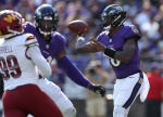 Lamar Jackson outduels rookie Jayden Daniels to lead Ravens past Commanders strengthen his own MVP case Yahoo Sports Lamar Jackson outduels rookie Jayden Daniels to lead Ravens past Commanders strengthen his own MVP case Yahoo Sports