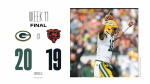 Instant analysis of Packers 2019 win over Bears in Week 11  Packers Wire Instant analysis of Packers 2019 win over Bears in Week 11  Packers Wire