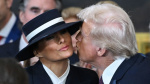 Melania Trumps boaterstyle hat and other key inauguration looks  CNN Melania Trumps boaterstyle hat and other key inauguration looks  CNN