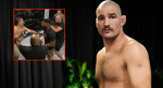 Sean Strickland storms cage and punches fighter who mocked him after submitting his longtime teammate  Bloody Elbow