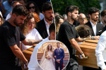 Diogo Jotas heartbroken wife Rute Cardoso breaks down while helping carry coffin at funeral  New York Post