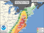 CWG Live Severe storm threat today with possible tornadoes then sharply colder  The Washington Post