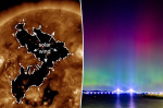 Northern Lights could light up across the US this weekend thanks to a giant hole in the Suns atmosphere  heres where to see them  New York Post