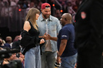Life of A Basketball Fan Taylor Swift attends CavsKnicks in Cleveland with fiance Travis Kelce  AP News
