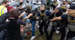 Protesters form barricades outside Newark immigrant center Monday after weekend of clashes  Gothamist