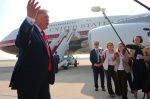 Retrofitted Qatari jet takes flight as Air Force One for Trumps trip to North Dakota  AP News