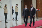 Explosions rock Damascus wounding 18 as French President Macron visits Syria  AP News