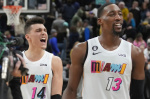 Former Heat teammates Bam Adebayo Tyler Herro have brief altercation in Las Vegas AP source says  AP News