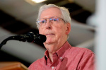 McConnell says a fall led to his hospitalization breaking weeks of silence about health condition  AP News