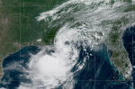 Beaches closed as Tropical Storm Bertha crawls along the Gulf Coast  AP News