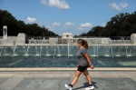 World War II Memorial in Washington vandalized with bubbles and graffiti  AP News