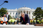 Trump shows off his new helipad brags about construction projects  washingtonpostcom