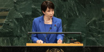 Japans Leader Calls on UN to Drop Enemy State Label  WSJ