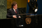 Milei renews Argentinas Falklands claim at the UN urging a peaceful solution  AP News