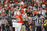 Miami is No 1 in AP Top 25 for 1st time since 02 No 2 BYUs ranking best since 84 title season  AP News