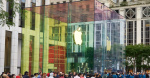 Giant iPhone Duo installations spotted at Apple Fifth Avenue ahead of Friday launch  9to5Mac
